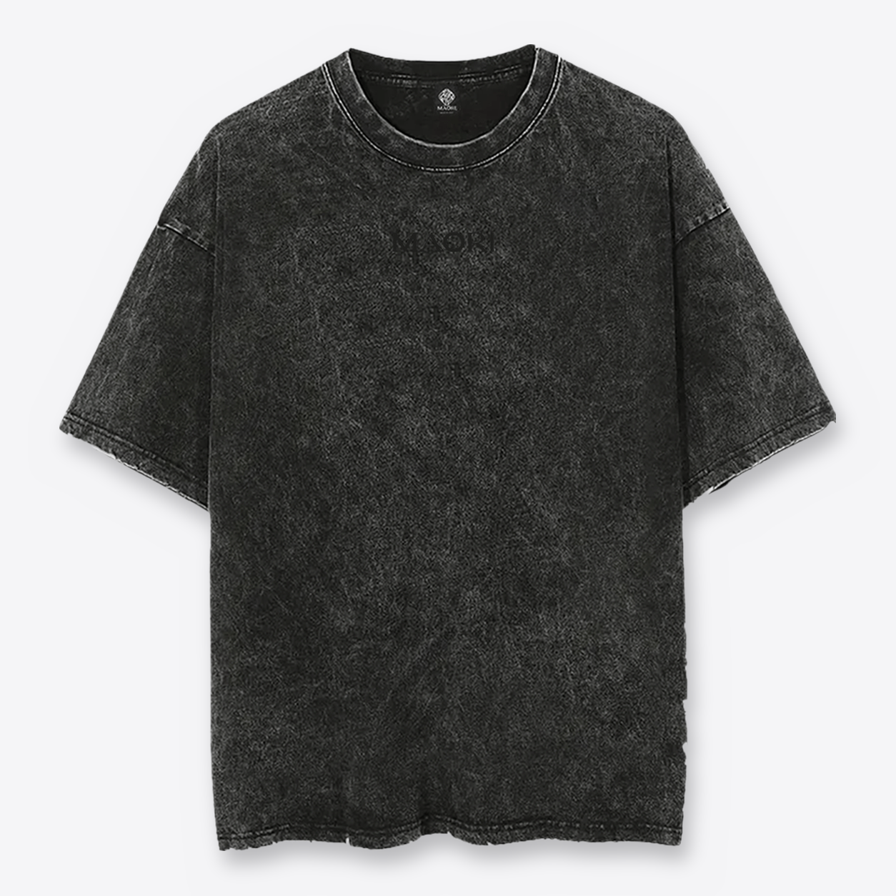 Polera MAORI Acid Wash Mariposa Celeste