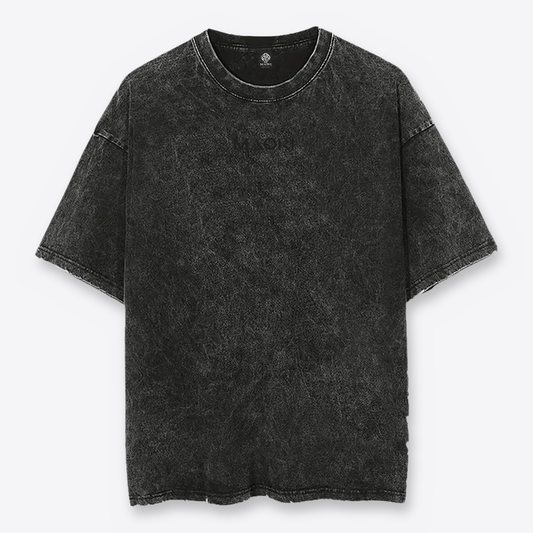 Polera MAORI Acid Wash Mariposa Celeste