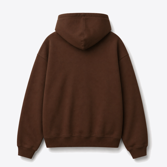 hoodie color chocolate