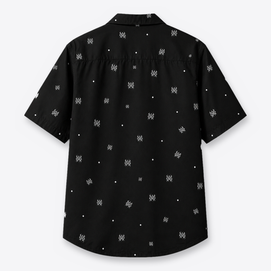 Camisa Void Monogram Negra espalda