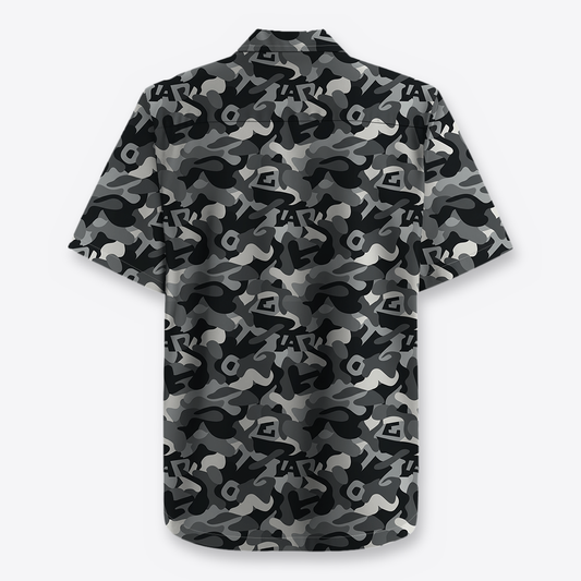 Shirt Sport Camo Grey espalda