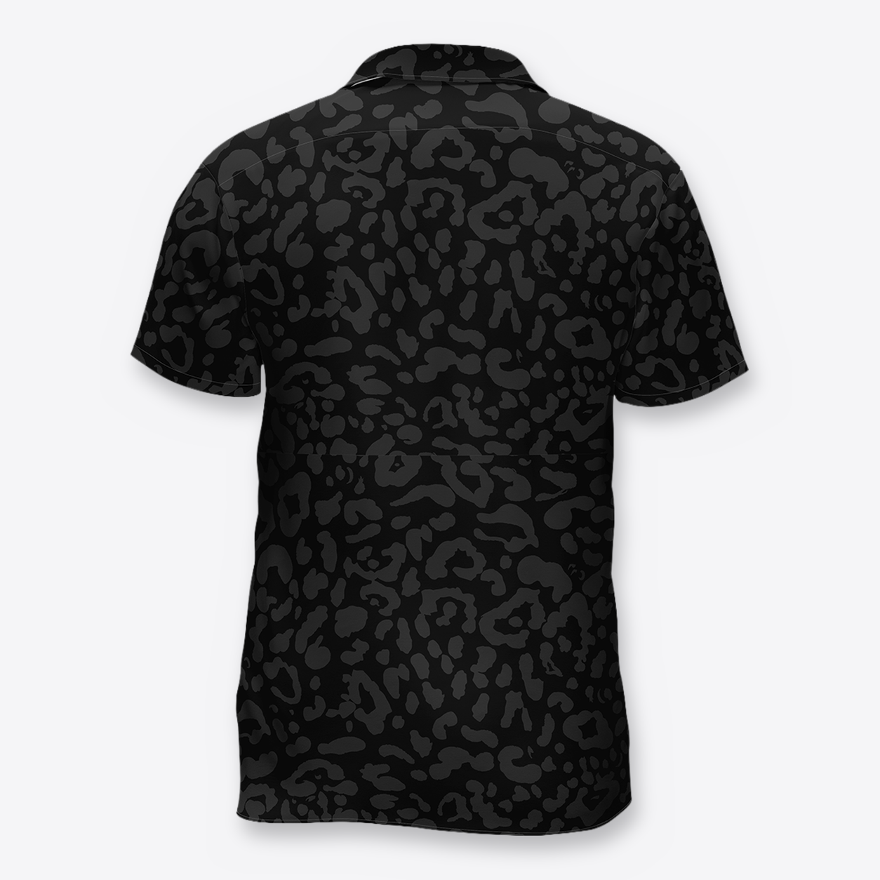 Camisa leopardo negro espalda