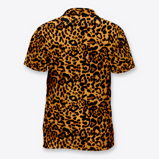 Camisa leopardo dorado espalda