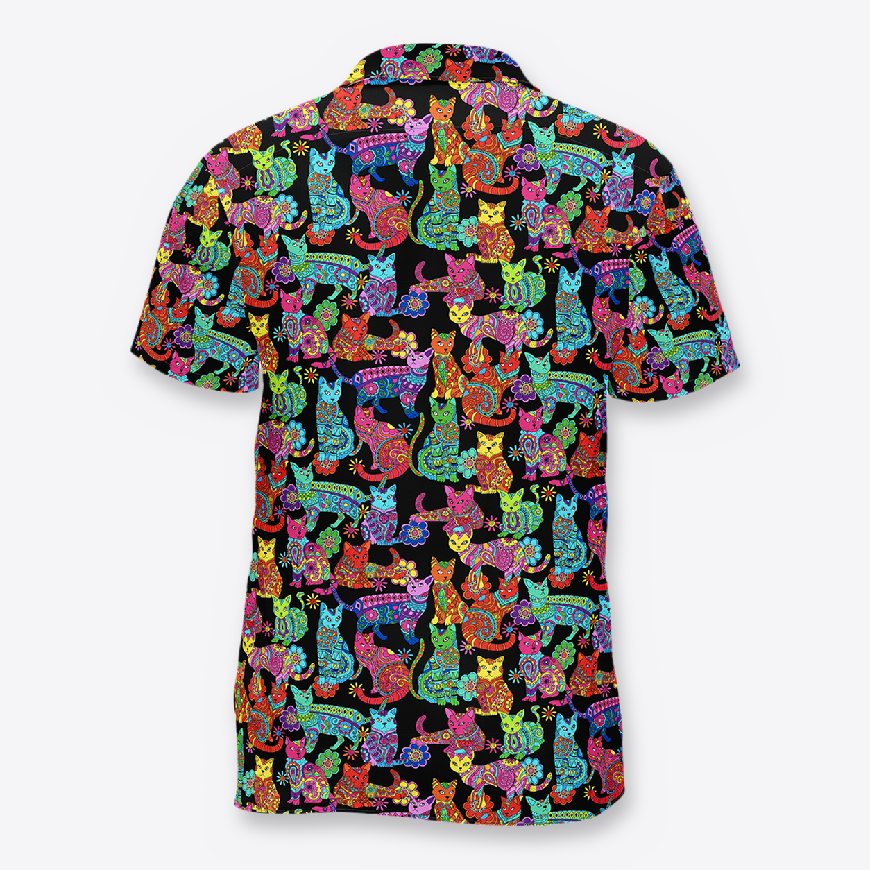 Gatos Mandalas Back