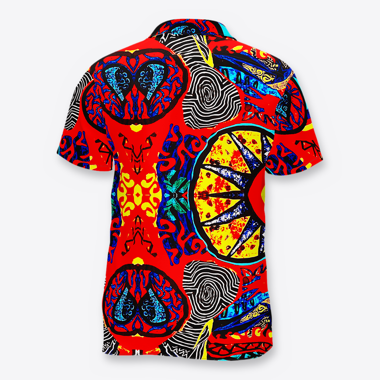 Camisa Picasso Rojo espalda