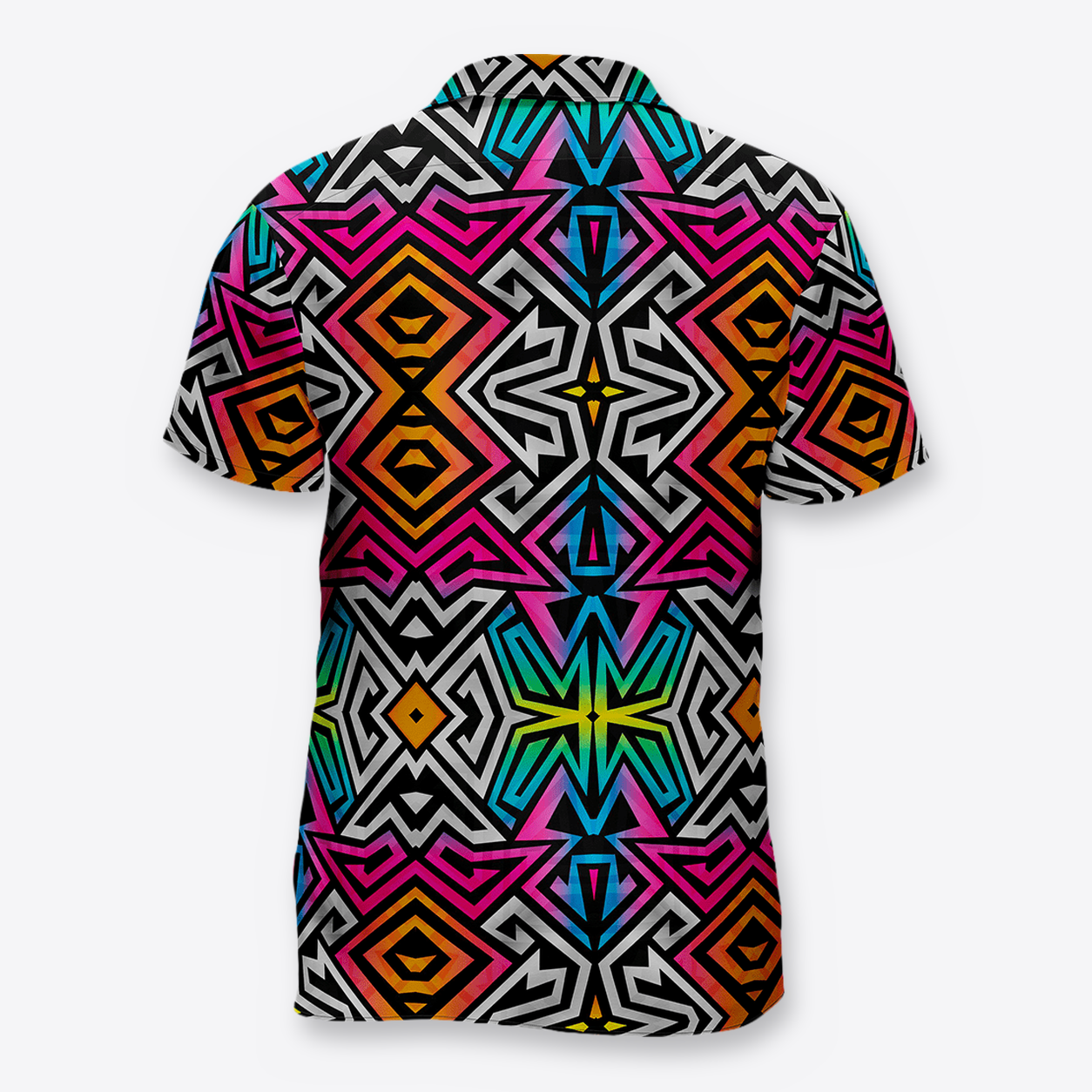 MAORI camisa laberinto colores back