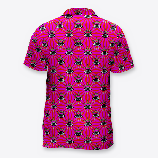 MAORI camisa Fucsia Funky back