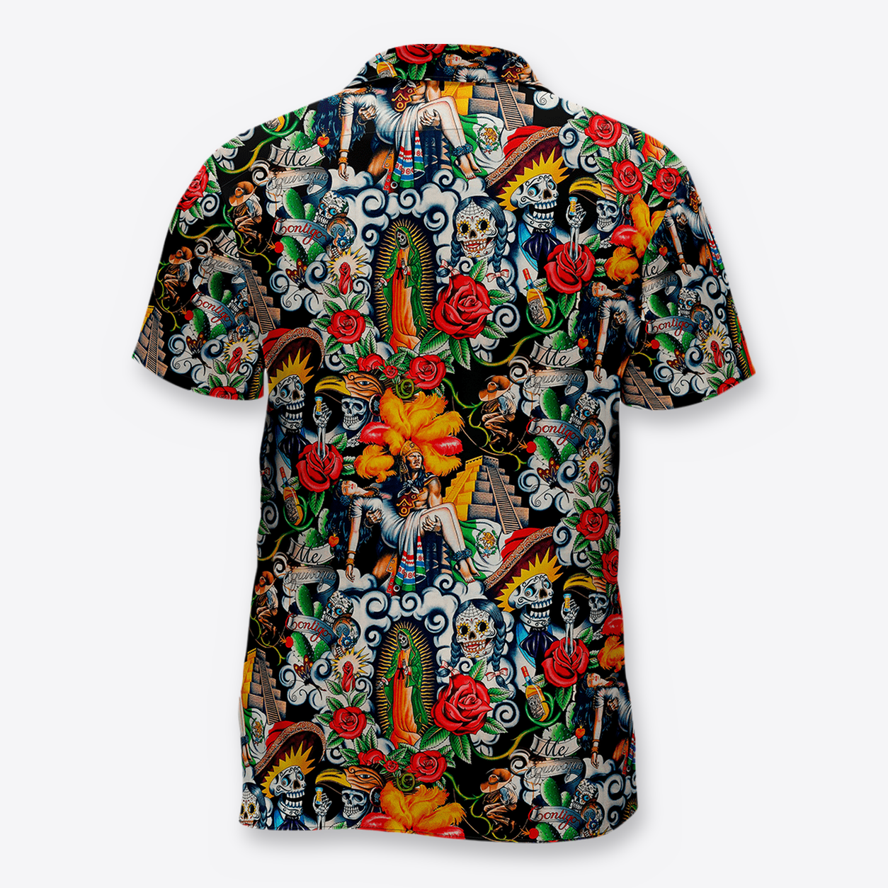 MAORI camisa viva mexico back