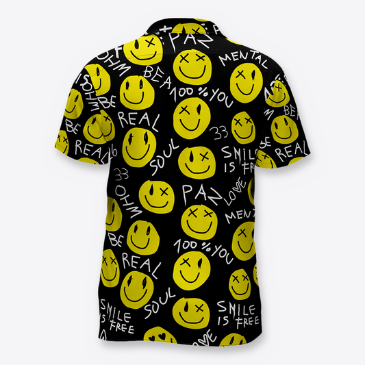 MAORI camisa crepe smile back