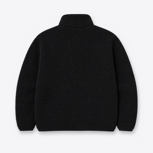 Sherpa Full Zip Negra espalda
