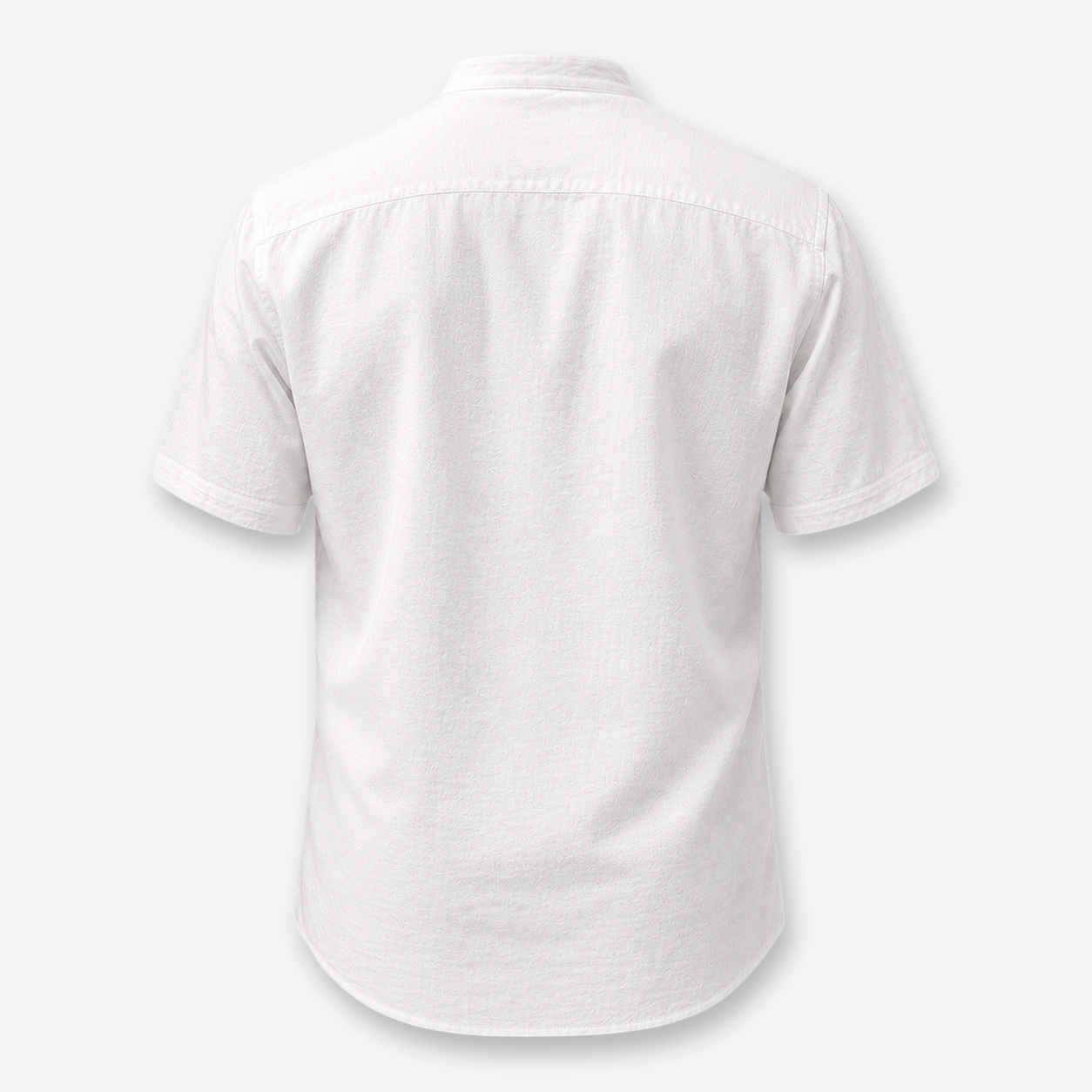 Camisa MAORI Blanca Cuello Mao