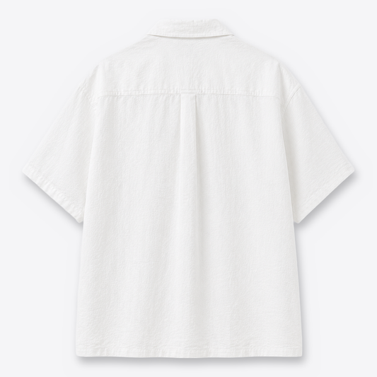 Camisa MAORI Cuello Sport Blanco