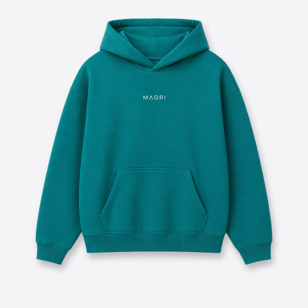 Hoodie Dismissed turquesa espalda