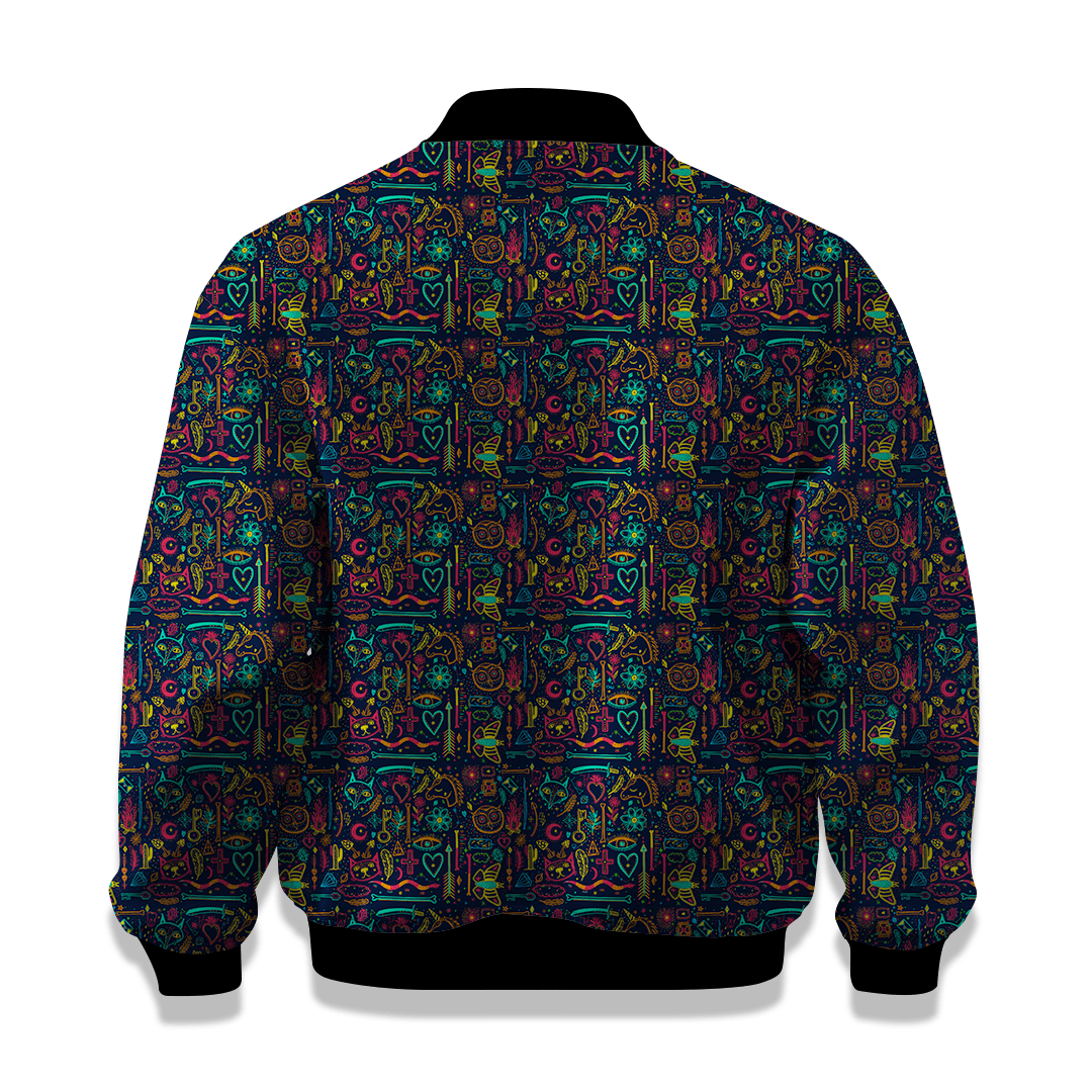bomber jacket illuminati MAORI imagen 5