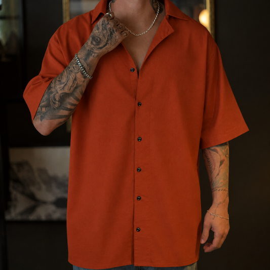 Camisa MAORI Terracota