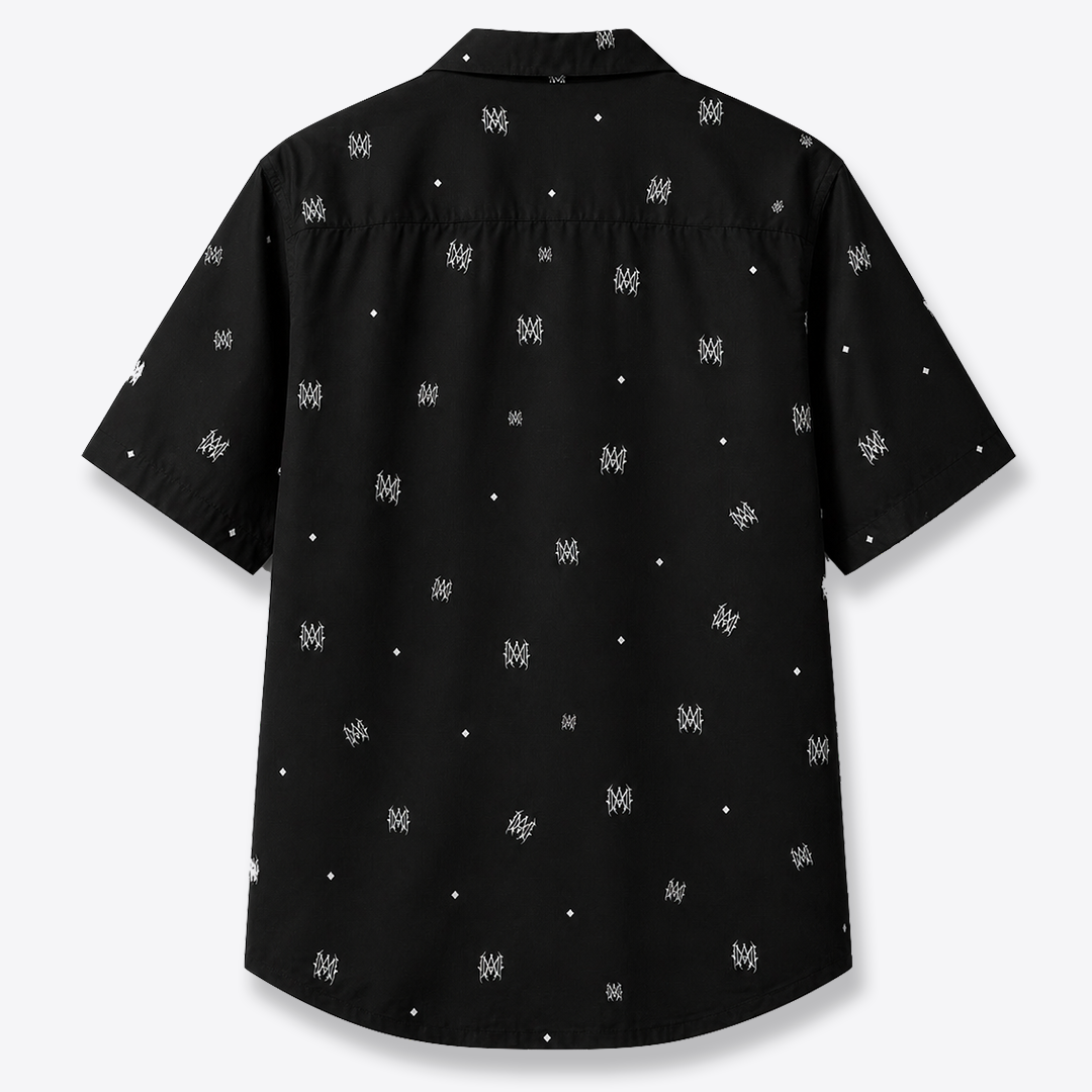 Camisa Void Monogram Negra MAORI imagen 2