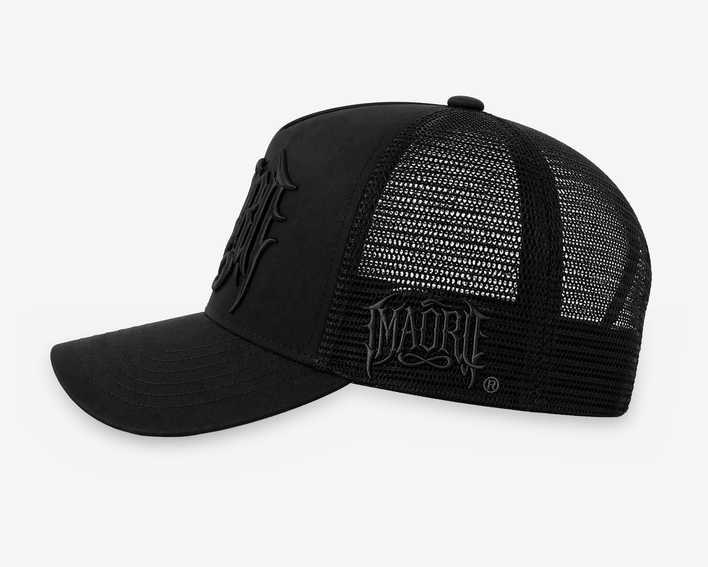 Gorro Monogram Black espalda