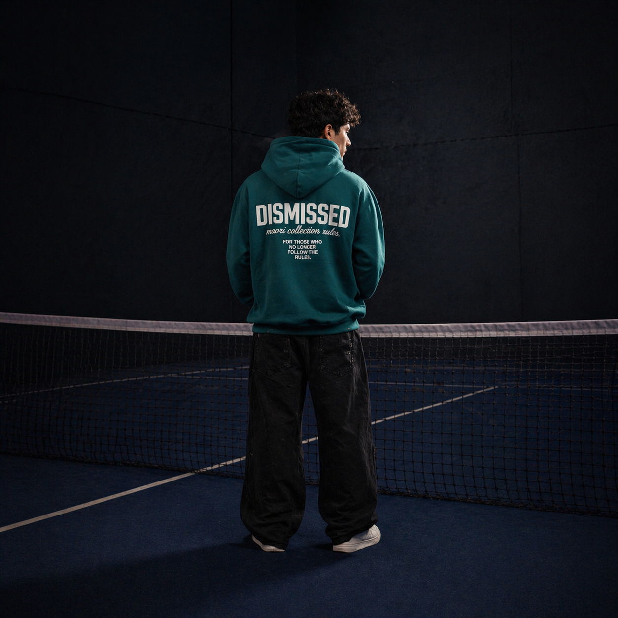 Hoodie Dismissed turquesa MAORI imagen 2