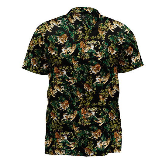 Camisa Tigre Verde Esmeralda MAORI