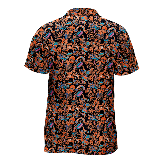 Camisa gitana azul MAORI imagen 2
