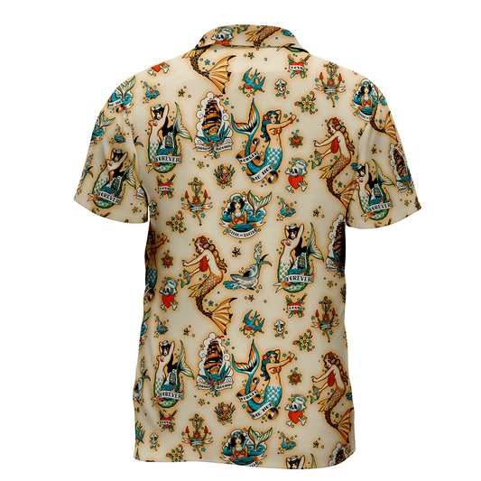 Camisa tatto tradi crema MAORI imagen 2