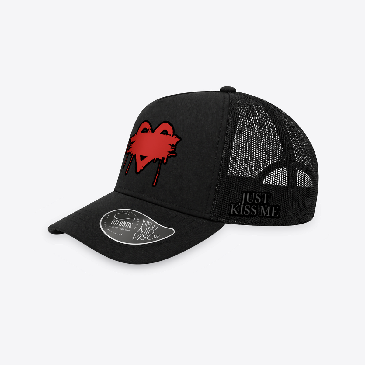 Gorro Negra Just Kiss Me