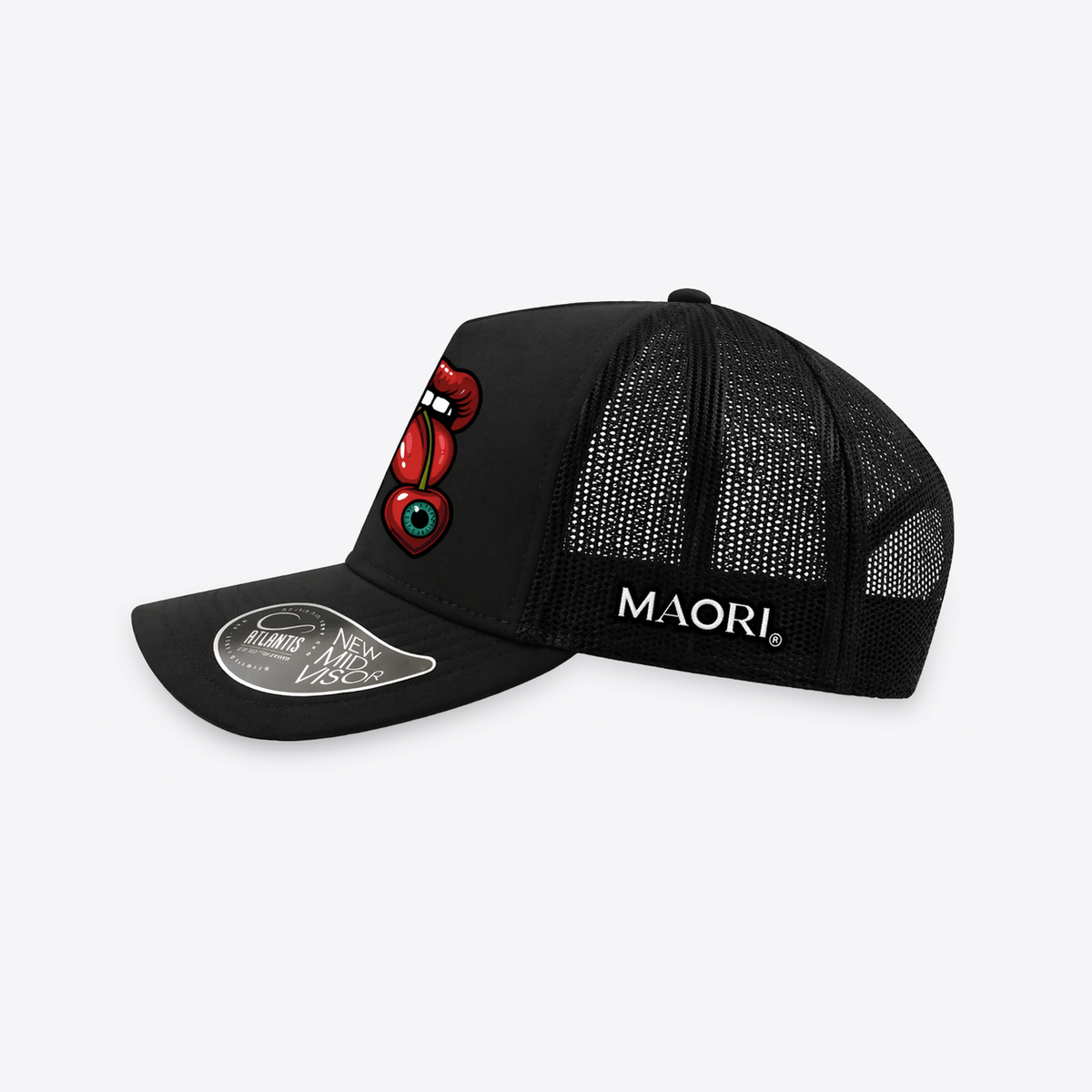 Gorro Negra Cherry Lips