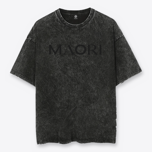 polera oversize acid wash
