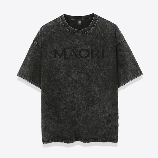 polera oversize acid wash