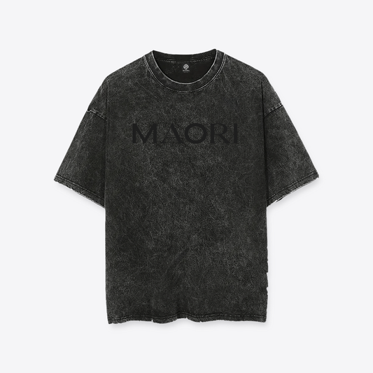 Polera MAORI Acid Wash Oversize