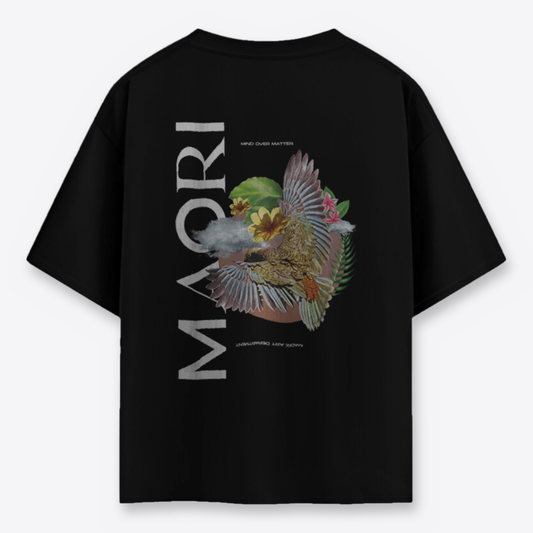 Polera MAORI Negra Alas de Libertad