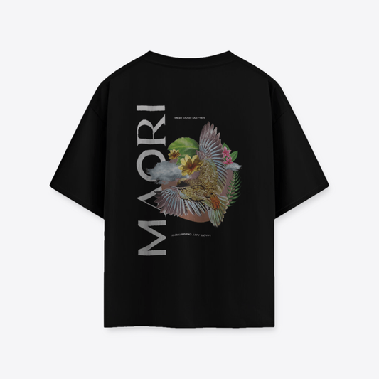 Polera MAORI Negra Alas de Libertad