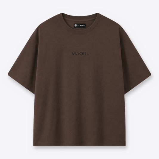 Poleras basicas chocolate