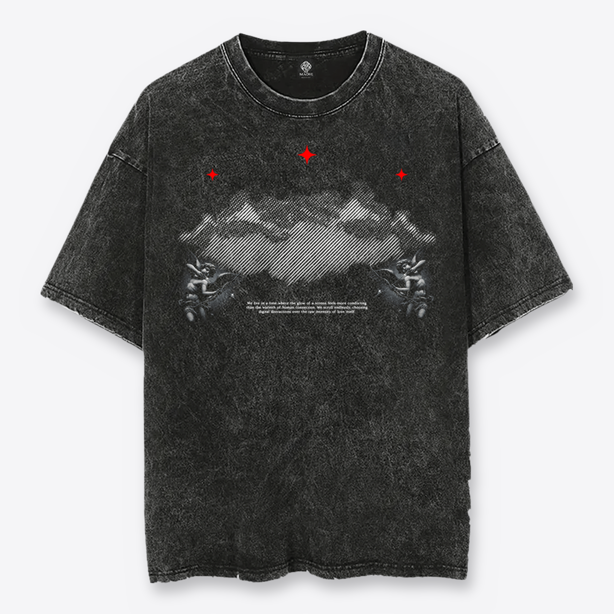 Polera MAORI Acid Wash Cherub Skyline