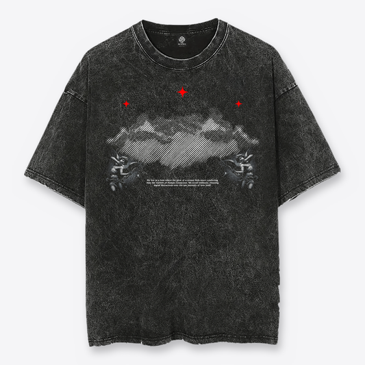 Polera MAORI Acid Wash Cherub Skyline