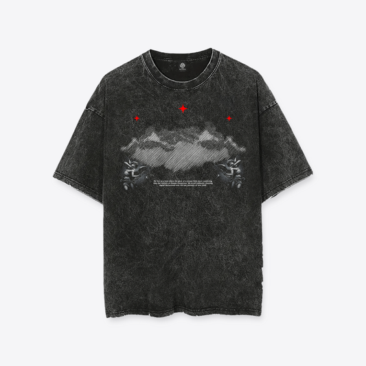 Polera MAORI Acid Wash Cherub Skyline