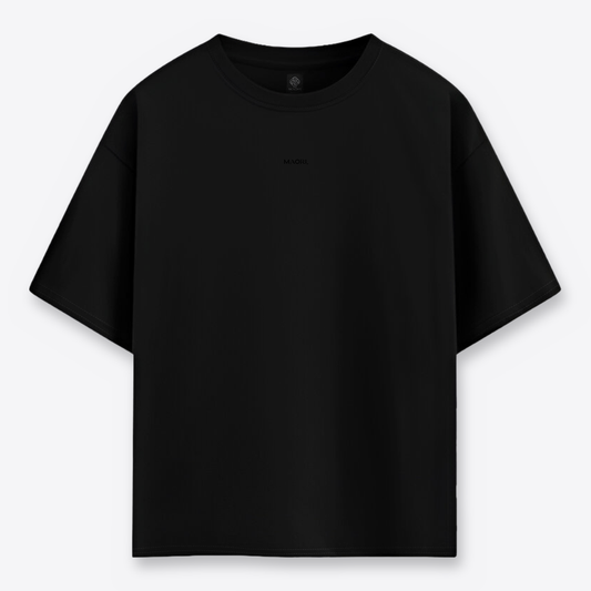 Polera MAORI Negra Angel Money Fucsia