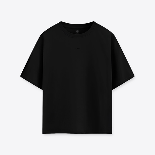 Polera MAORI Negra Angel Money Fucsia