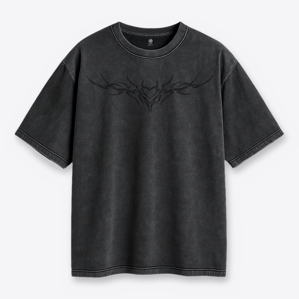 Polera MAORI Acid Wash Tribal