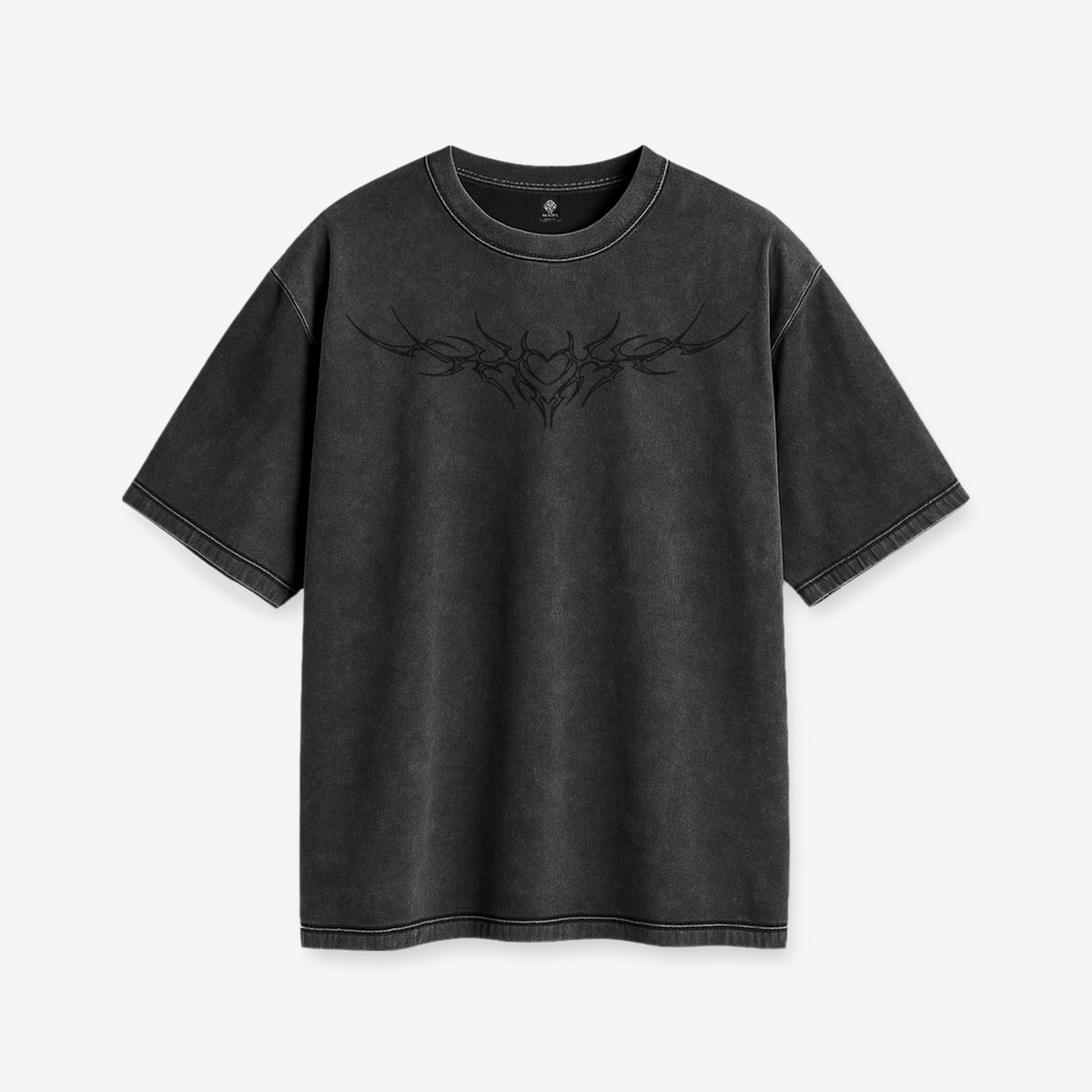 Polera MAORI Acid Wash Tribal