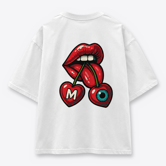 Polera MAORI Blanca Kiss Edición Limitada