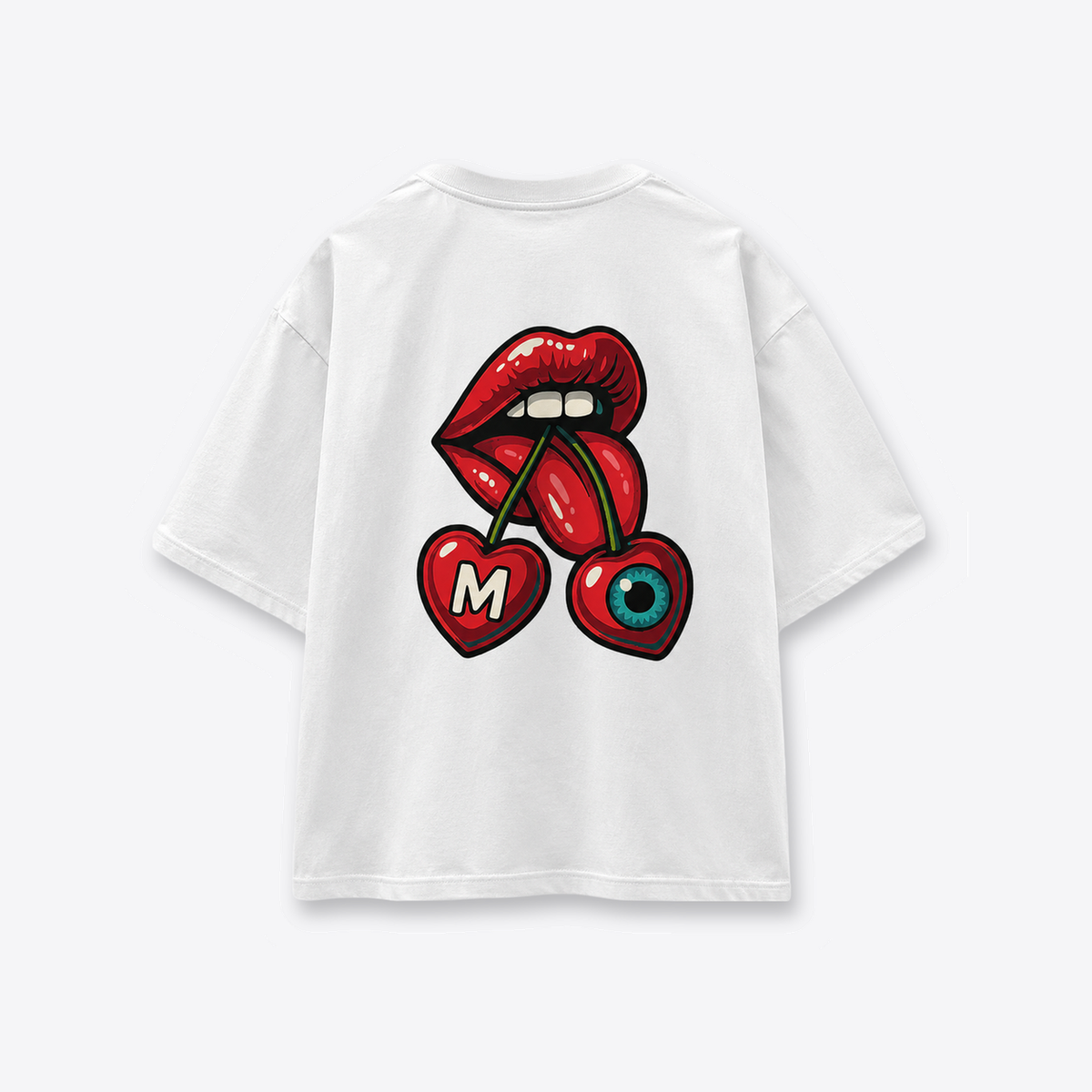 Polera MAORI Blanca Kiss Edición Limitada