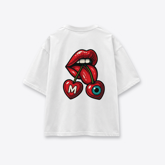 Polera MAORI Blanca Kiss Edición Limitada