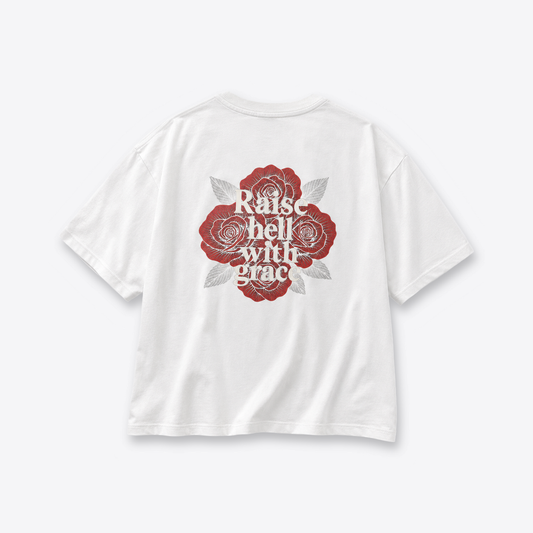 Polera MAORI Blanca Raise Hell