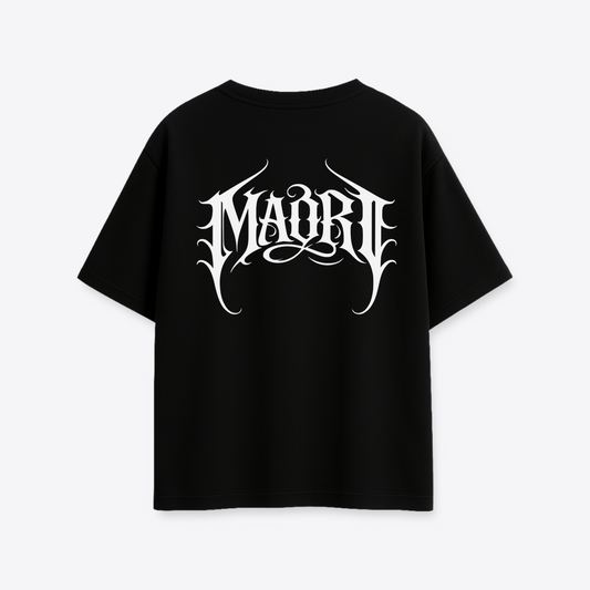 Polera MAORI Negra Gothic