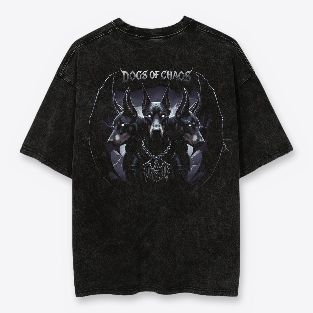 Polera MAORI Acid Wash Dogs of Chaos