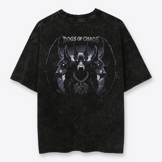 Polera MAORI Acid Wash Dogs of Chaos