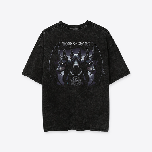 Polera MAORI Acid Wash Dogs of Chaos