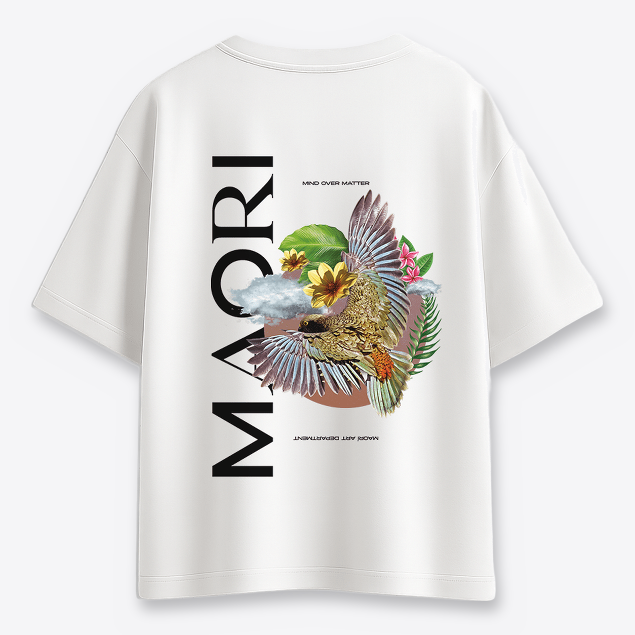 Polera MAORI Blanca Mind Over Matter