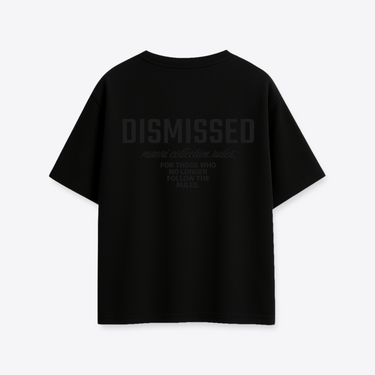 Polera MAORI Negra Dismissed Total
